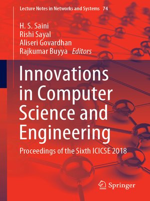 cover image of Innovations in Computer Science and Engineering